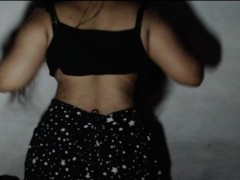 Dwarf showing off on webcam