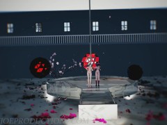 MMD SFW Mitsu And Kaat - Good Night Kiss 1100