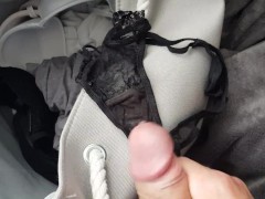 cum in dirty panties from laundry