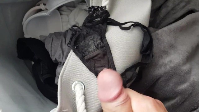 Cum in Dirty Panties from Laundry
