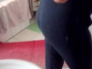 Snapchat slut show me her ass in Jogging pants