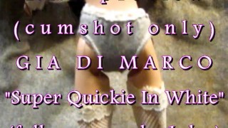 BBBプレビュー:Gia DiMarco 「In White Super Quickie」(cum only)4V1スローモーションなし