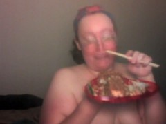 Online Girlfriend - Sushi and Popsicle Eating