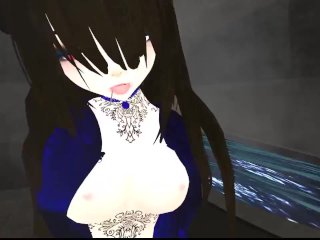 solo female, teenager, anime, vrchat