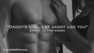 London ASMR Daddy's Girl Let Daddy Use You JOI For Filthy Girls