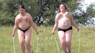 User Request 2 Lesbians Jumping Rope