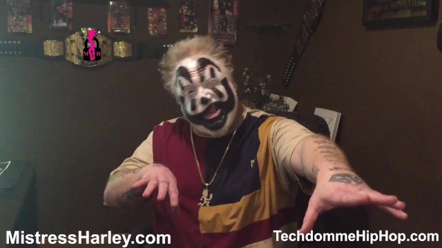 J of the Insane Clown Possee says Mistress Harley is one of the TOP 5  RAPPERS of ALL TIME - Pornhub.com