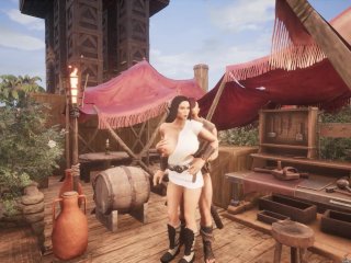 sex at the market with my boyfriend  Conan Exiles Sex