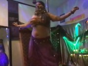 Preview 1 of Veiled Arabic Goddess Belly Dancing Striptease & Pole tricks