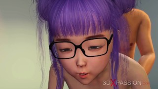 3Dxpassion Japanische Amature Teen Nerd Schulmädchen In Brille Immer In Der Süßigkeiten Zimmer Gefickt