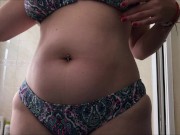 Preview 1 of SBG Bikini Water Belly Inflation