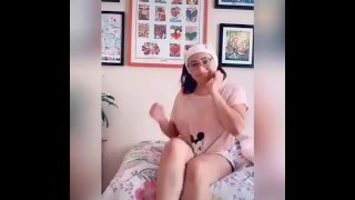 Tiktok Girl Tiktok Naked Bibidi Babidi Bum Challenge