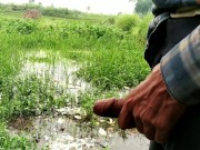 Indian masturbation in outdoor_handjob_cumshotot