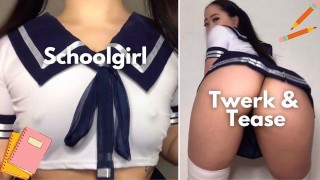 Kimmy Kalani An Asian Schoolgirl Twerks And Teases You In The Face