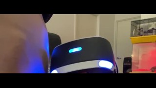 Mate Sucking My Dick While Playing Virtual Reality