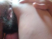 Preview 1 of Is This a Gaping Pussy Doggystyle Queefing Video Now? Pink Discovers She Queefs!