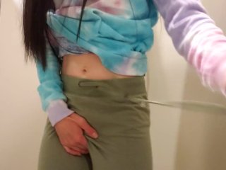 pissing, exclusive, kink, mall restroom