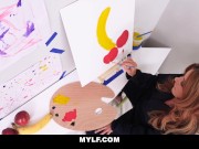 Preview 5 of MYLF - Artistic Mylf Seduces Her Nude Male Model