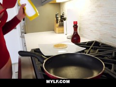 Video MYLF -  Busty Housewife Gets Hit By The Cock Robber