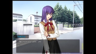 Day 1 Gameplay Of Fate Stay Night Realta Nua Espaol