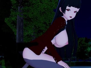 yumeko, hentai, 3d hentai, butt