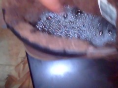 I piss in stepsister's Winter Boots