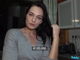 Public Agent - If Leanne Lace Lets Erik Eat Her Pussy, He Would Give Her A Discount