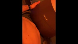 Grinding On A Hard Cock In My Leggings