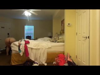 BBW Nurse Vicki gets dress after a shower