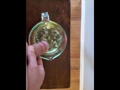 Making some iced pee