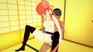 3D Hentai - Gintama - Sex with Kagura