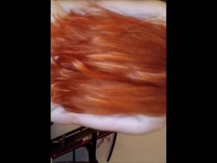 Red head and Shaved Tinder Date Sucks me slow and Fucks me to Hell and back with her nice bubble ass