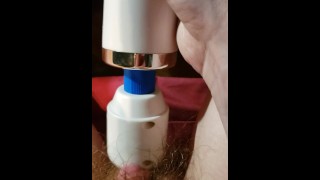Torturing my clit with clips and vibrator to cum hard