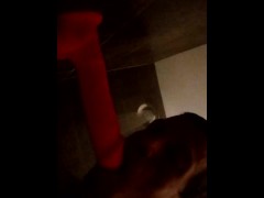 Straight male tries to deep throat