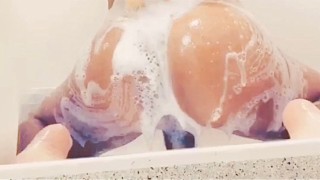 Wet Juicy Twink Bubble Butt - Shower Compilation (Jerk Off)