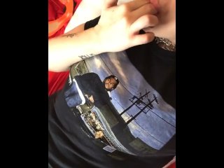 Tasting my wet pussy