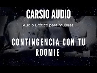 スペイン語の女性のためのエロティックなオーディオ-"contingencia Con TU Roomie" [男性の声] [ASMR] [covid]