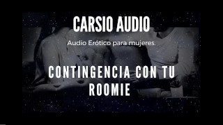 スペイン語の女性のためのエロティックなオーディオ-"Contingencia con tu roomie" [男性の声] [ASMR] [Covid]