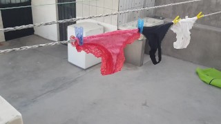 My Colombian Neighbor's Panties