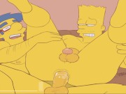 Preview 2 of Bart And MilHouse As Adults - The Simpson - Gay Porn Cartoon,Hentai,Comic,Manga,Anime,Yaoi,BL 2020