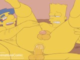 Bart And MilHouse As Adults - The Simpson - Gay Porn Cartoon,Hentai,Comic,Manga,Anime,Yaoi,BL 2020