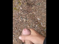Мой друг мастурбирует в общественном месте в лесу - Screenshot 5 of 16 - Amateur
