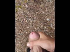 Мой друг мастурбирует в общественном месте в лесу - Screenshot 6 of 16 - Fingering