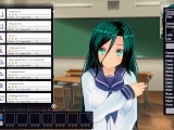 3D HENTAI schoolgirl masturbates in the classroom