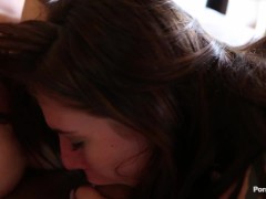 Busty Teen Threesome! Hot All Natural Babes Adria Fox & Taylor Whyte Cum Swap