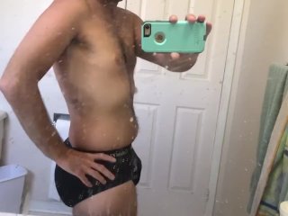 My Calvin’s and Cum Mirror 