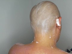 ASMR Headshave - Screenshot 14 of 16 - Bald Girl