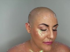 ASMR Headshave - Screenshot 9 of 16 - Bald Girl