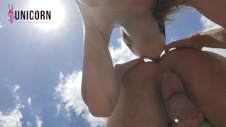 海滩公开舔肛-她最爱在户外舔我的屁眼再吞完精液 UNICPORN 2020假日