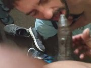 Preview 1 of Worshipping My Neighbor Drinking His Piss And Getting Fucked
